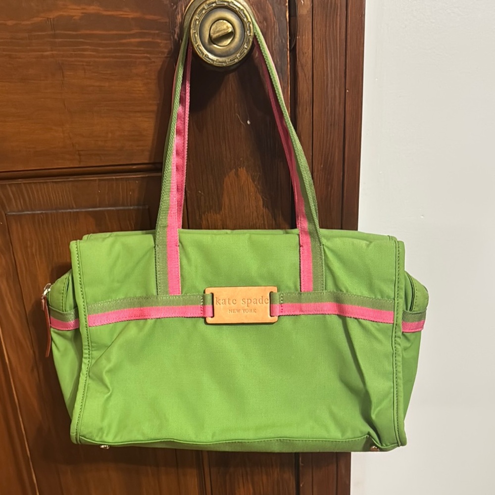 Kate Spade Green and Pink Women's Bag